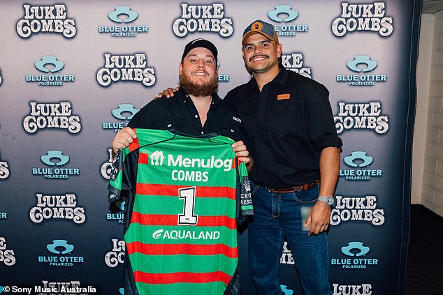 Mitchell is a well-known fan of country music and was a special guest when Luke Combs toured Australia in 2023