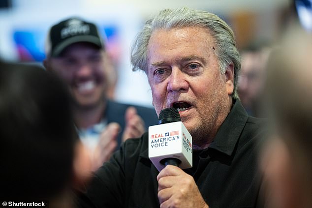 Steve Bannon at the 2025 Conservative Political Action Conference in February. On Tuesday he said that he is crafting a plan to enable President Donald Trump to run for president in 2028
