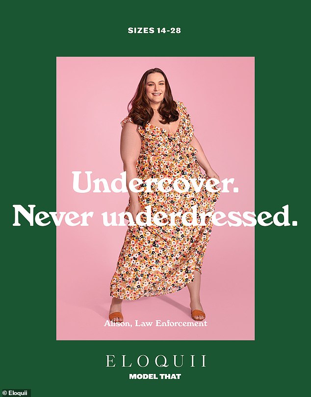 During her time at the Secret Service Zupancic was featured in a marketing campaign by the plus-size clothing company ELOQUII