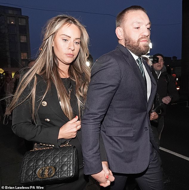 He was also wearing an engagement ring and hinted an an upcoming marriage to his long-term partner Dee Devlin