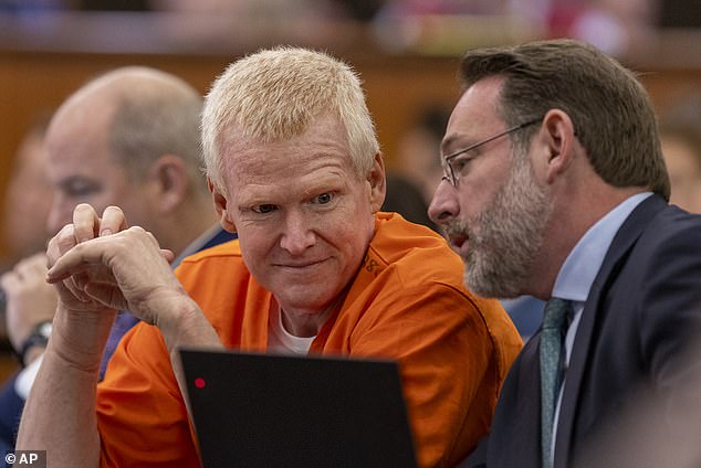 Murdaugh, pictured in court, will spend the rest of his life behind bars