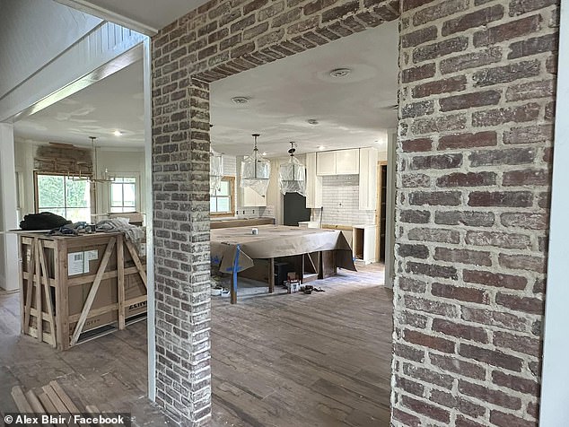 Current owner Alex Blair had been documenting the progress of the renovations on his social media