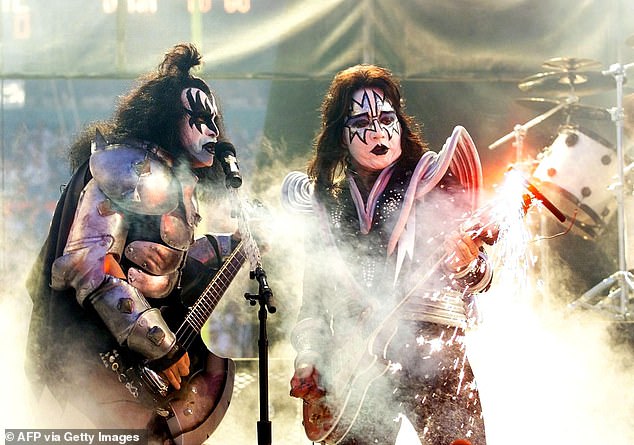 The rock icon died last week after being on life support for weeks following a fall in a studio, leaving the world of music in mourning; Seen performing in 1999 with Gene Simmons