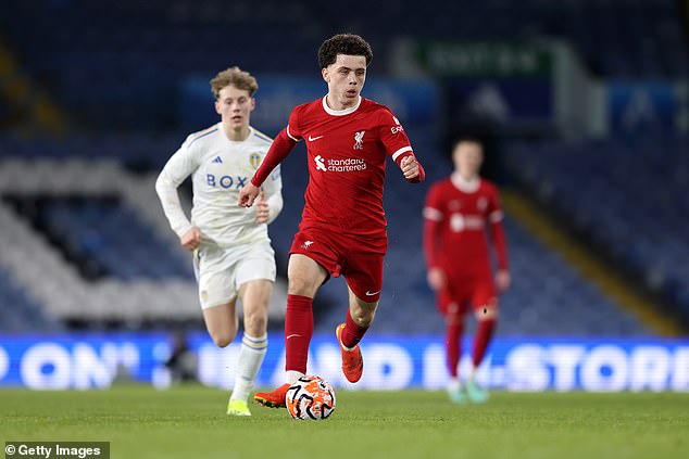 Winger Kieran Morrison is also impressing the powers-that-be at Anfield