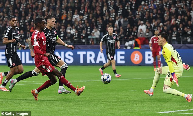 Alexander Isak will have a scan to check the severity of the injury that forced him off at Eintracht Frankfurt