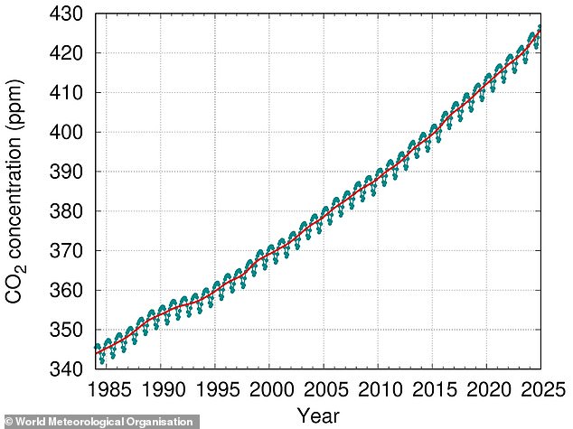 Global carbon dioxide (CO2) levels in the atmosphere hit a record high in 2024, a report by the World Meteorological Organisation (WMO) recently revealed