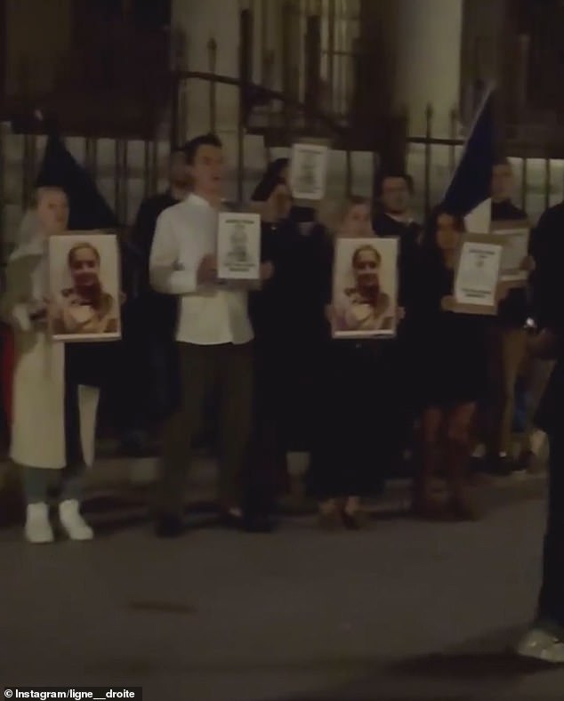Footage of demonstrators outside the court have also emerged online, showing supporters of Lola's family speaking through megaphones while calling for 'reinstatement of the supreme penalty' and 'life sentences for the murderers of our people'