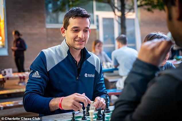 Bortnyk and Peter Giannatos (pictured) made a welfare check on Naroditsky as he slipped into an animated state on his Twitch stream
