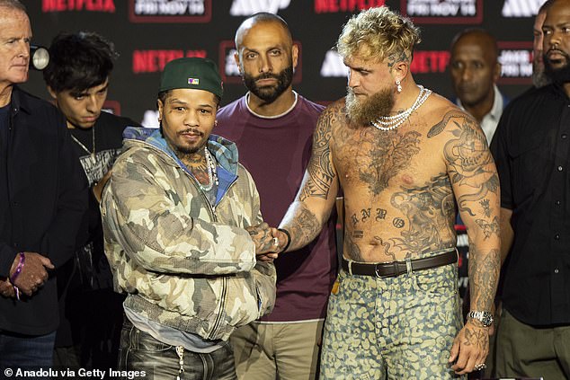 Paul has reignited their feud after accusing Davis of going continuing to backtrack on the $2million bet agreed live on stage during their press tour earlier this month