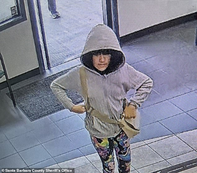 Police released new images last Friday of the little girl with her mother at a rental car company in Santa Maria, California, that showed her wearing a wig and a black hoodie