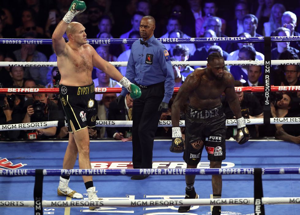 Tyson Fury beat Deontay Wilder
