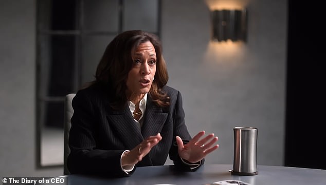 Harris suggested Biden not have the proper motivation to win the debate against Trump