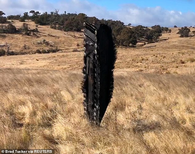 An alternative explanation is that Dr Melville-Smith was hit by a piece of space debris, such as this fragment from a SpaceX Crew-1 that landed in Dalgety, Australia, which has been known to fall over parts of the country