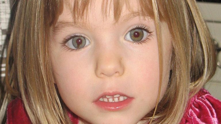 Madelene McCann went missing during a family holiday to Portugal in 2007. Pic: PA