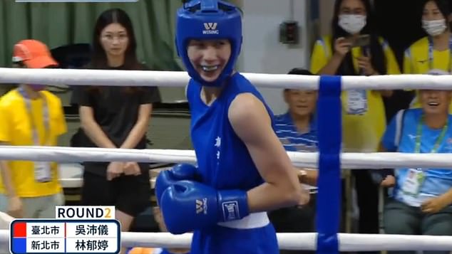 Olympic gender-row boxer Lin Yu-ting smirked when Wu Peiyi walked away mid-fight