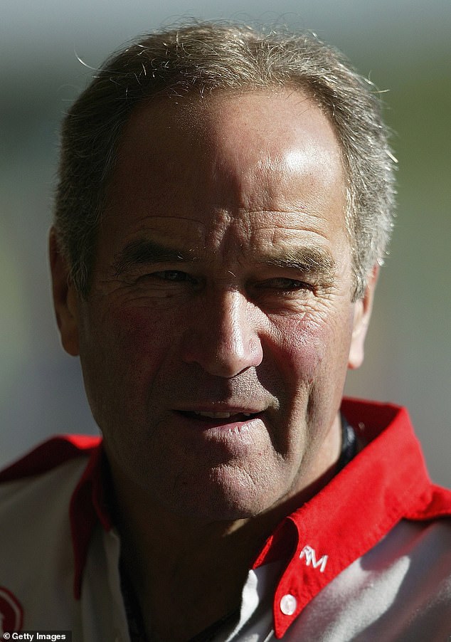 The Australian motorsport community is mourning the death of Garry Rogers (pictured)
