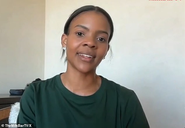 Candace Owens, in a video posted Wednesday, said: 'As soon as they give you a holiday, they definitely killed you'