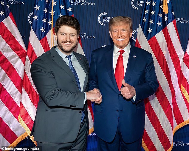 Gavin M. Wax & Donald Trump; From Gavin M. Wax's Instagram
