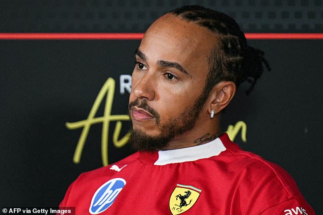Lewis Hamilton says that Christian Horner being linked to Ferrari is 'a bit distracting'