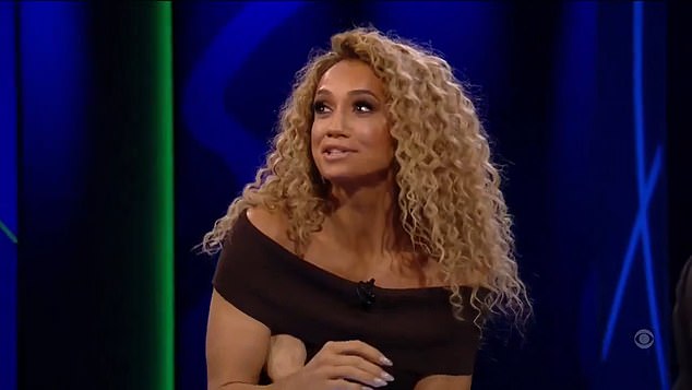 CBS Sports presenter Kate Scott had an extremely close call after splitting her dress on air
