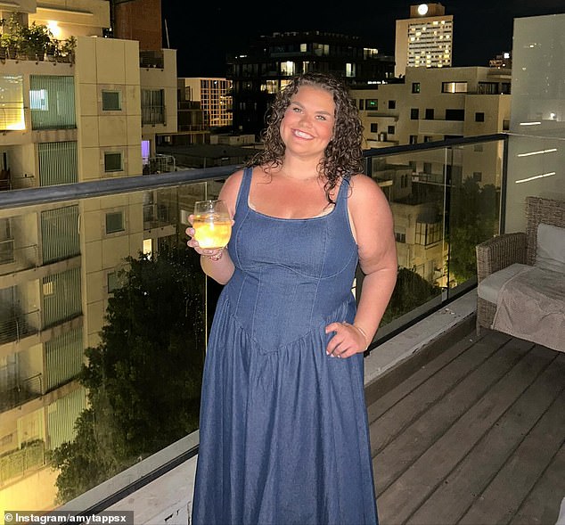 Googlebox star Amy Tapper showed off her incredible 7st weight loss in a slew of new holiday photos on Wednesday after revealing she shed the pounds with the Mounjaro jab