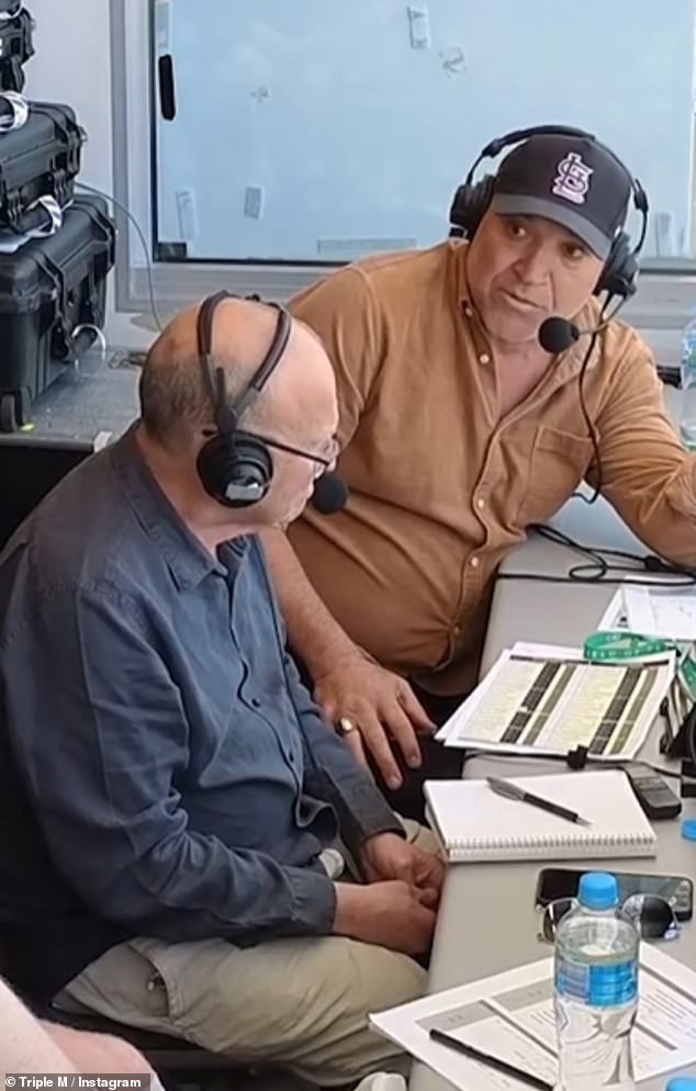 Gorden Tallis (right) has hit back at Aaron Woods after the former NSW star blasted him for his criticism of Broncos coach Michael Maguire