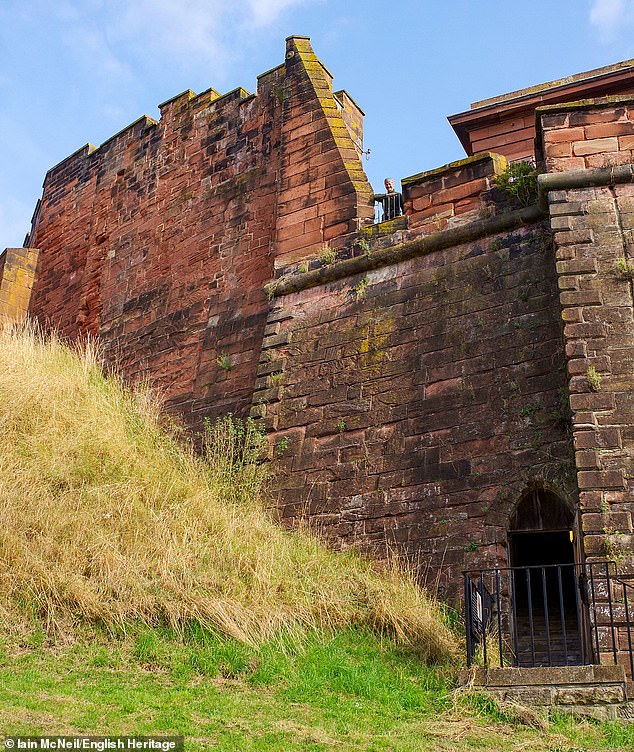 Chester Castle is protected by large spikes in the battlements and further cameras to detect anyone climbing over the gates