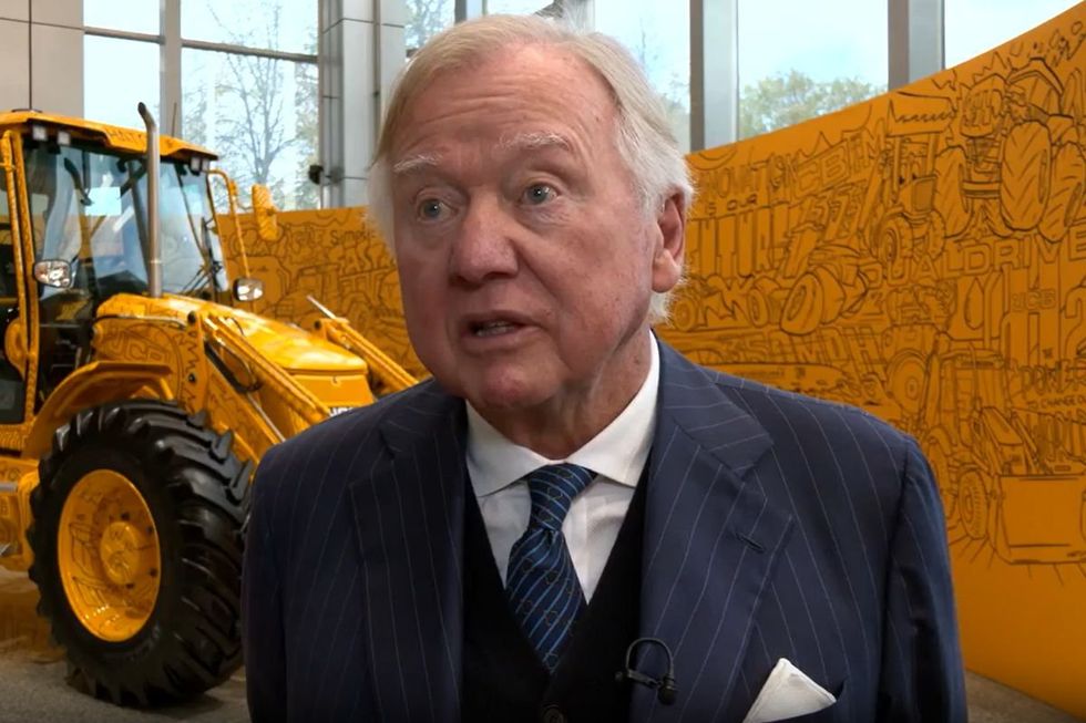 Son of founder Joseph Cyril Bamford, Lord Anthony Bamford, was born on the day the company was founded back in 1945
