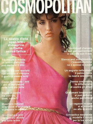 But before she hit the small screen, the slender siren was high-paid model who landed on the covers of Harper's Bazaar, Cosmopolitan and Vogue