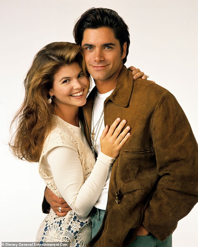 Stamos and Loughlin have known each other for about 40 years after meeting on the Full House set back in the late 1980s (seen in 1993)