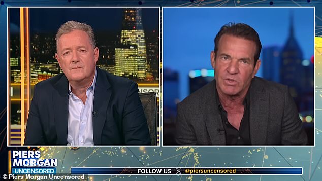 Dennis Quaid told Piers Morgan last month about how he helped his housekeeper obtain a green card during Donald Trump's first term 'to do things right'