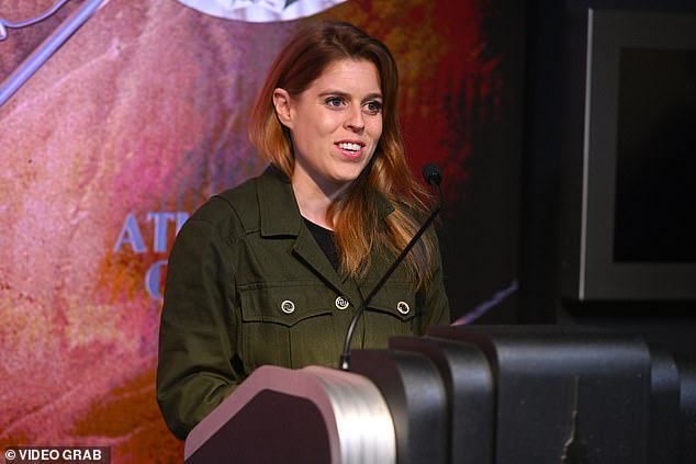 Beatrice at the Empire State Building in partnership with Outward Bound to raise money for their education programme in May 2024