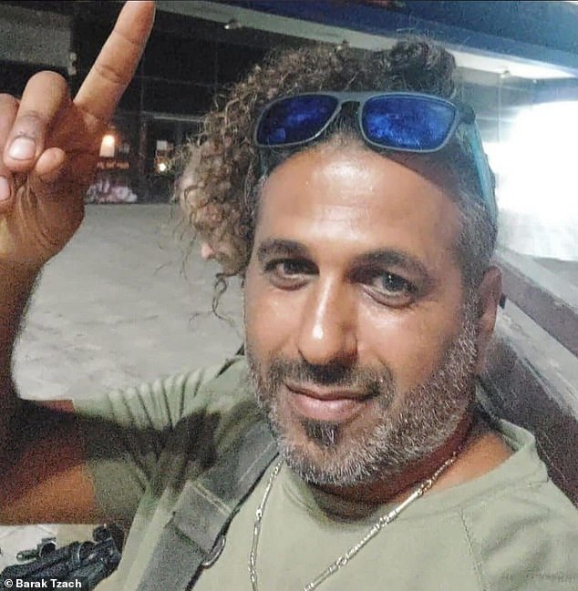 In April, Barak Tzach, 40, was on his way home from work when he decided to go fishing on Olga Beach, Hadera. But the father–of–four was brutally mauled by sharks after swimming out into the sea, with horror footage capturing his final moments as he thrashed around in the water