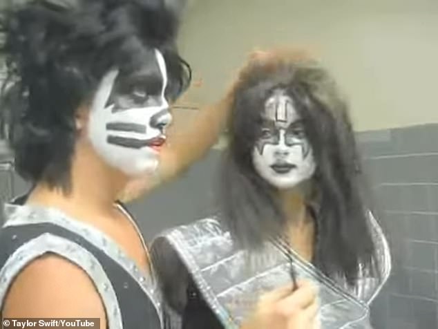 A bizarre video of Taylor Swift, 35, dressing up as KISS rock star Ace Frehley has resurfaced, following the music icon's death at 74 last week