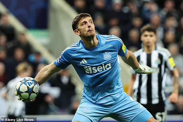 Nick Pope unleashed a throw redolent of a Super Bowl quarterback in Newcastle's 3-0 win over Benfica on Tuesday