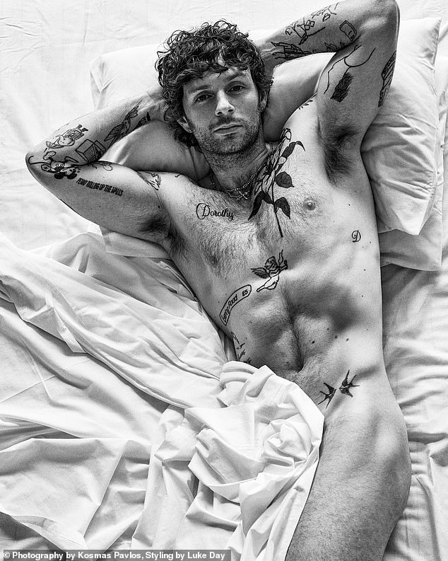 Tom Grennan left little to the imagination as he stripped off for a raunchy new photoshoot with Man About Town magazine