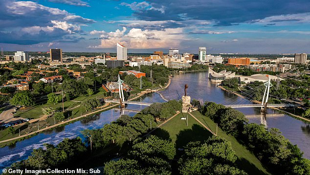 Wichita is a trendy city in Kansas where 54 percent of apartments have monthly rental prices under $1,000