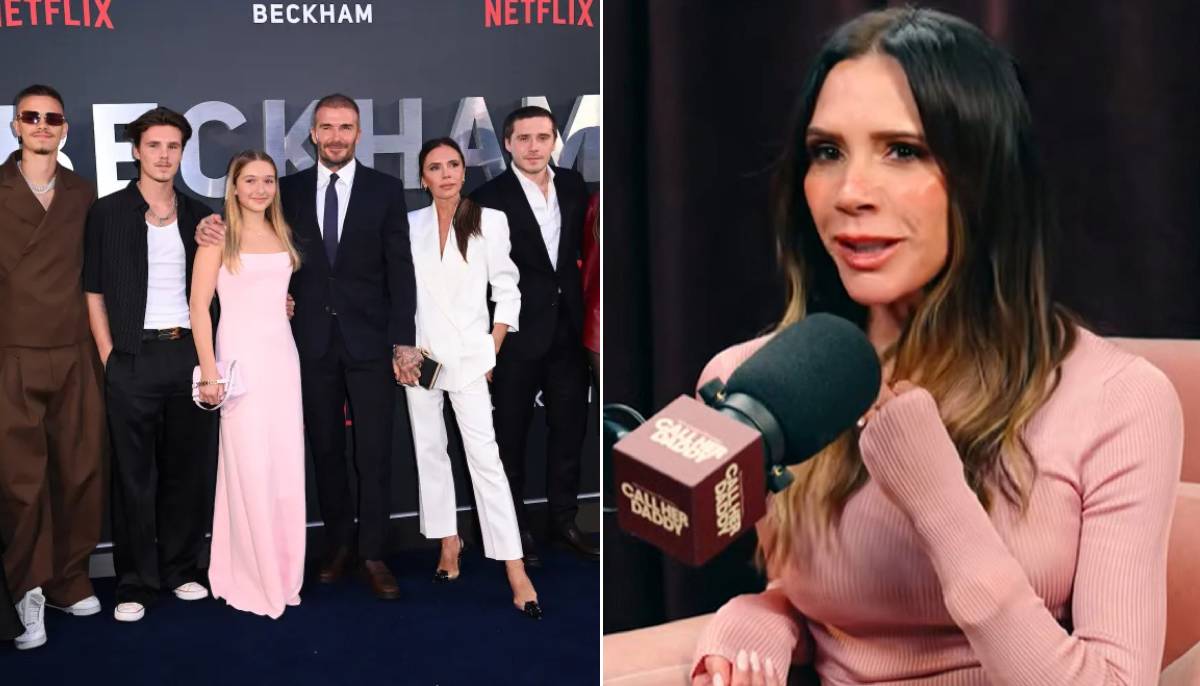 Victoria describes her and David Beckhams kids, Brooklyn, Romeo, Cruz, and Harper