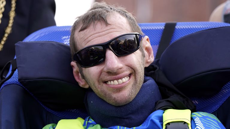 Rob Burrow died in 2024, five years after being diagnosed with MND. Pic: PA