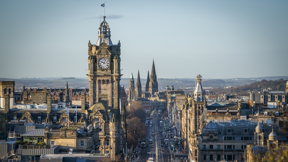 Balmoral Hotel clock tower