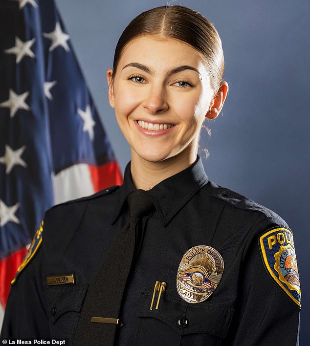 La Mesa Police Department Officer Lauren Craven, 25, was tragically killed while responding to a collision on Interstate 8 on Monday