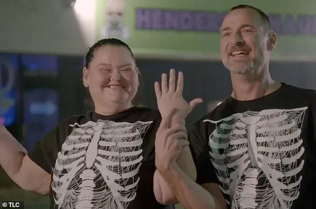 TLC star Amy Slaton and her fiancé Brian Lovvorn said 'I do' at the historic Talbott Tavern in Bardstown, Kentucky , a centuries-old inn rumored to be haunted, on Friday