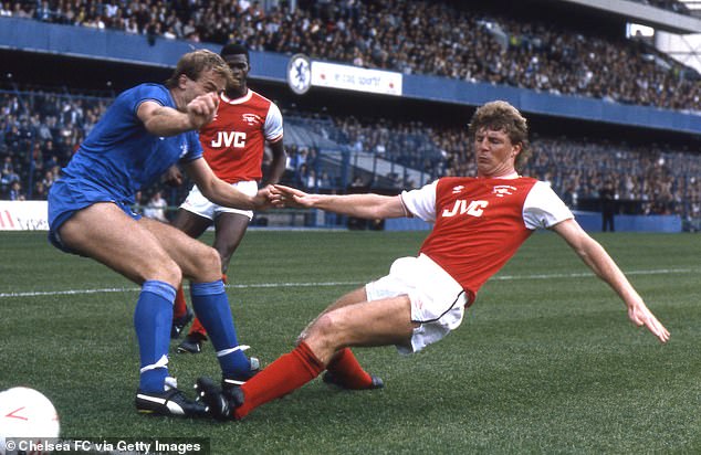 Young played for Tottenham for two years before making the move to the Gunners, where he played for four years