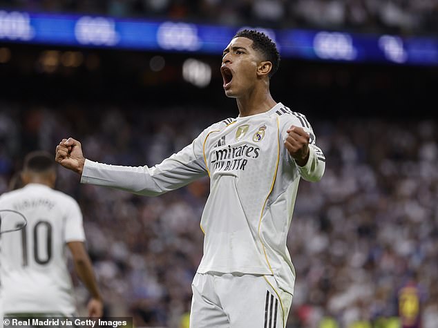 Jude Bellingham scored what proved to be the winner as Real Madrid beat rivals Barcelona 2-1