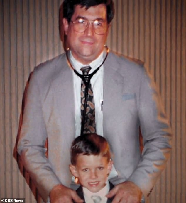 Father and son: Dr Steven Schwartz and his son Carter went to medical school and became a kidney doctor like his father