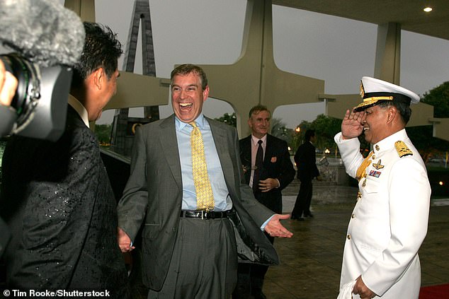 Prince Andrew represented the British monarch at the King of Thailand¿s diamond jubilee celebrations in 2006