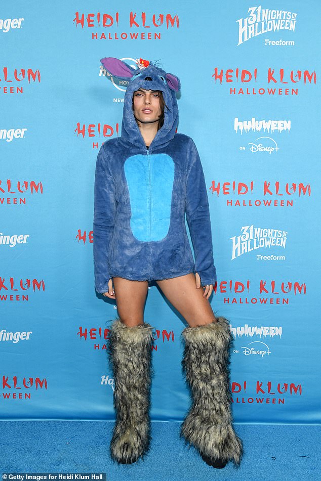 Elsewhere Liz Hurley's son Damian also made an appearance at Heidi's Halloween party on Friday