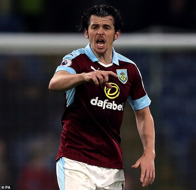 Barton was Burnley's Player of the Year after helping them win the Championship in 2015-16