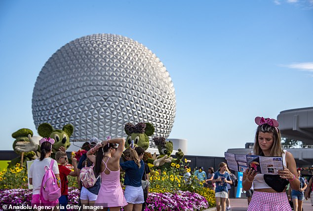 In 1992, a man smuggled a gun into Epcot (pictured) and held security guards hostage
