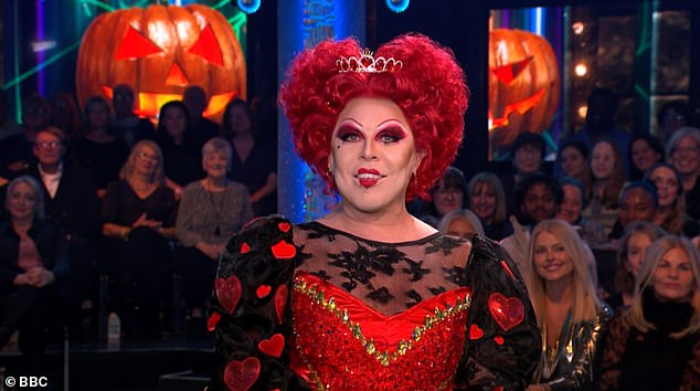 After teasing she could be in the running to replace Tess Daly as the show's presenter last week, La Voix was given her own audition as she introduced her own dance